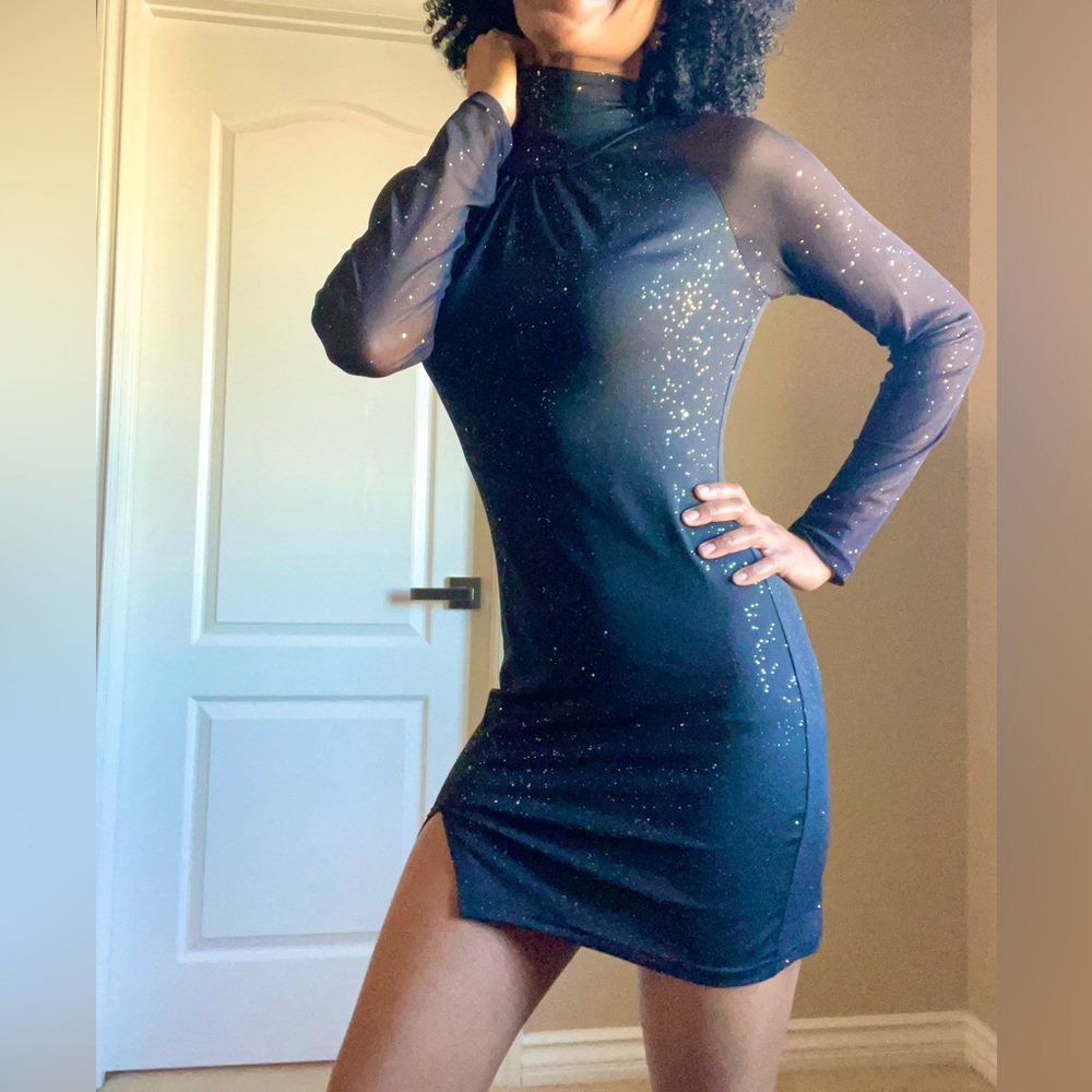 Long sleeve dress black